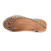 Sandales mode pour femmes, chaussures de plage légères et confortables, chaussures plates à semelle souple pour le travail, chaussures de jardin d'extérieur, mules imprimé léopard