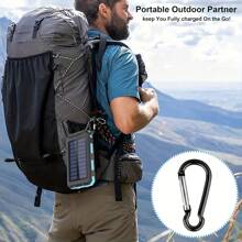 Solar Charger-10000mAh Solar Charger Power Bank -Portable Solar Phone Battery Panel Charger, QC3.0 Dual USB Port Battery Pack Charger Portable For All Cell Phones & Electronic Devices- Long Lasting, Travel Camping, LED Flashlight, The Best Gift For Festival