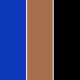 Azul / negro / Camel