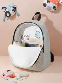 1pc Customizable Rhomboid Backpack, Can Be Customized With Your Unique Design, Suitable For Children And Teenagers, Can Print Your Own Photo Or Friend/Sibling's Photo As A Gift, Multi-Functional, Ornamental, Letter, Stylish, Modern, Colorful, Cute, Adorable, Casual, Custom, Personalized, Unique, Customized, Ideal Gifts For Him, Ideal Gifts For Her
