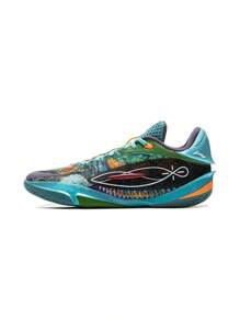 LI-NING WADE 808 5 ULTRA Men's Basketball Shoes Professional Sports ABAV015 Legit Official Store - French Emerald Green/Bachelor Blue - View 2