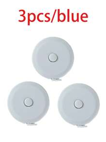 3pcs/1pc ABS Mini Portable Telescopic Tape Measure, Cute Small Tape Measure, Can Be Used For Measuring 3D, Measuring Product Values, Measuring Clothing Waist Circumference, Etc., Convenient For Storage And Carrying