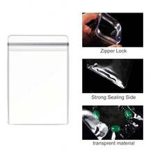 10 Pack Clear PVC Jewelry Zipper Bags - Multi-Size Resealable Plastic Pouches For Bracelets, Rings, Earrings Storage - Dustproof Airtight Travel Organizer