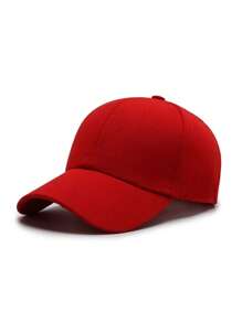 1 Pc Solid Color Baseball Cap Man Breathable Head Size Sun Hats Male Outdoor Sport Visor Cap