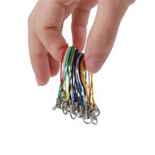 20/50/100 件装涤纶绳带跳环挂绳用于制作钥匙扣 DIY 工艺品吊坠手工珠宝制作 - 掛繩 - 查看 6