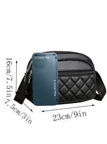 New Men's Fashion Shoulder Crossbody Bag For Men The Same All-In-One Commuter Leisure Bag