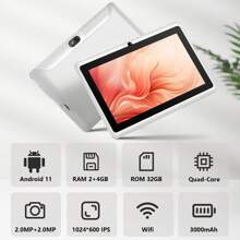 JIKOCXN Tablet 7 Inch Android Tablets, 6(2+4 Expand)32GB+256 SD Expand, Quad Core Processor, 3000mAh Battery, Wi-Fi, 2MP+5MP Dual Camera - màu đen - Xem 2