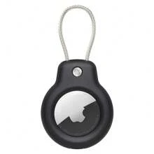 Airtag Schutzhülle, PC Hartschale Sicherheitsverriegelung Metalldraht, Apple GPS Anti-Verlust-Gerätemarke für Tasche Haustier Box Lokalisierungs-Schutzhülle