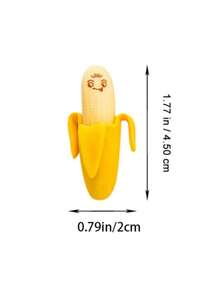 20件/16件/10件/8件/6件/4件/2件香蕉橡皮擦，香蕉形铅笔橡皮擦，新奇香蕉文具，可爱卡通橡皮擦，奖品，礼物，颜色随机