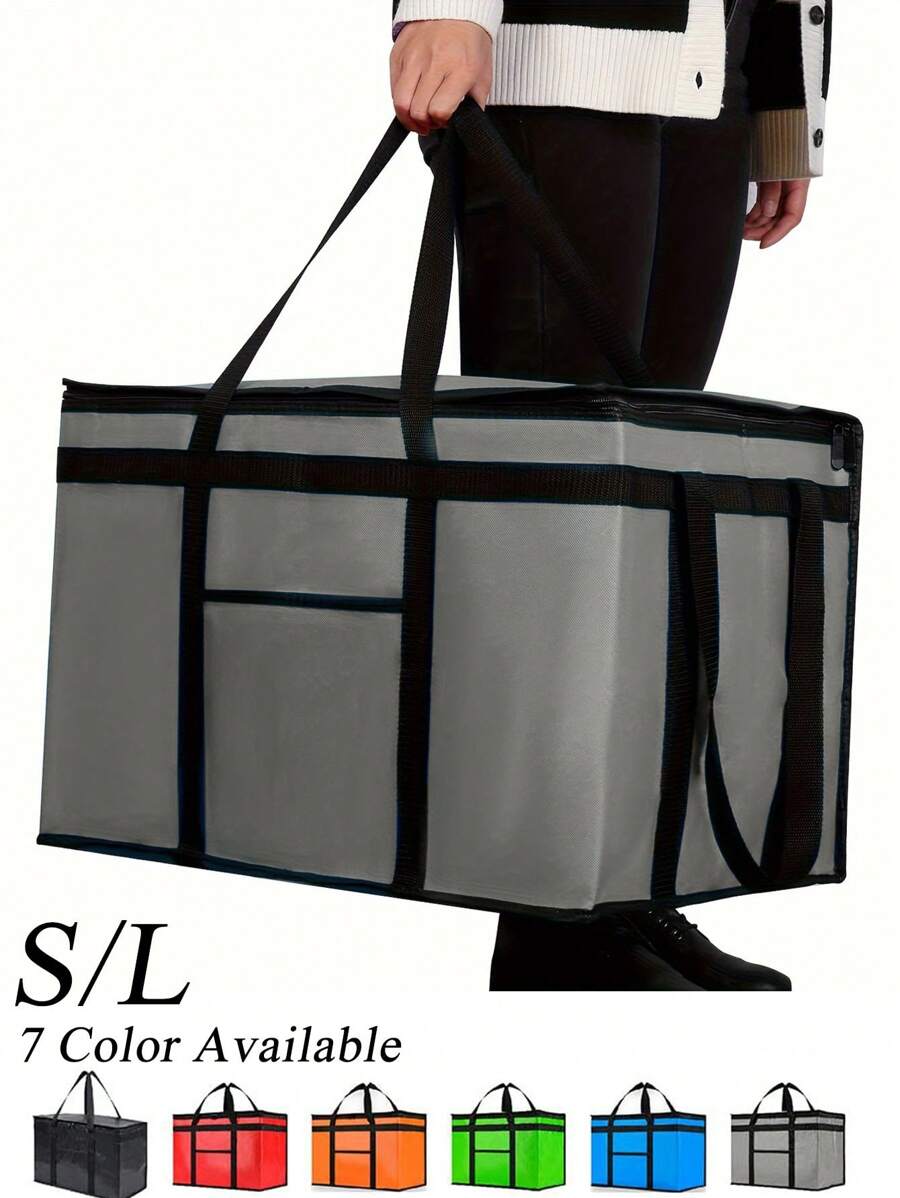 Insulated Food Delivery Bag Cooler Bags Keep Food Warm Catering Therma For Doordash Catering Cooler Bags Keep Food Warm Catering Therma For Doordash Catering Shopper Hot XXXL Extra Large XXXL Keep Food Warm Catering Therma For Doordash Catering - Multicolor - View 1