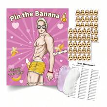 Juegos para despedida de soltera, juegos divertidos y traviesos para decoración de compromiso y despedida de soltera, juegos pin up para despedidas de soltera - Rosa Amarillo - Ver 1