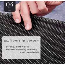 1 件不对称哥特式小丑棺材风格设计卧室床边地毯，家居装饰 - 黑色 - 查看 9