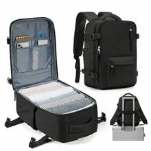 Large Travel Backpack For Men, Large Carry On Backpack, Personal Item Travel Bag, Airline Approved Backpack With Laptop Compartment Fit 15.6Inch Laptop Backpack, College Weekender Business Hiking Bag With Dry And Wet Separation Pocket, Sports Backpack School Backpack, Water Resistant Daypacks For Outdoor, Business, Travel, Hiking, 180°Opening And Closing, Multi Colors Option Holiday Essentials Men Essentials Large Capacity Bag Travel Bags - Multicolor - View 15