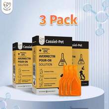 Concentrado de cuidado para mascotas Cassiel - Gotas nutritivas diarias para mascotas - 3 cajas (9 tubos) - Ver 1