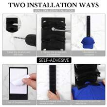 1pc Hat Storage Rack Is Suitable For Wall Baseball Caps Wall Hat Rack Can Accommodate 18 Hat Racks Storage Storage Rack Hooks Display Walls Suitable For Doors Closets Dedroom Father's Day Gifts