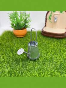 New Dollhouse Outdoor Courtyard Doll Figurine Decor Accessories, BJD Miniature Models, Garden Mansion Micro Landscape Decor, Doll House Mini Bucket & Watering Can (Photo Prop, Doll Decor, Doll Accessories, Doll Gift) - Multicolor - View 9