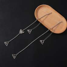 2 szt. damskie ozdobne ramiączka biustonosza ze strasami, modne seksowne odsłonięte ramiączka