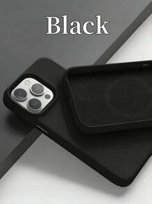 Ốp lưng điện thoại silicon chống sốc, chống bám vân tay, tương thích với Apple 16/15/14/13/12 Pro Max, S23 Ultra, tương thích với Redmi Note 11, tương thích với điện thoại OPPO 17/17Pro/17Pro Max, quà tặng ngày Valentine, quà tặng năm mới. - màu đen - Xem 6