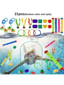 Adult & Kids Swimming/Diving Ring, Underwater Swimming Toy For Swimming Pool - Multicolor - View 8