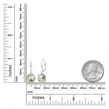 Leverback Drop Dangle Earrings For Women | 8MM Cushion Gemstone Birthstone | 925 Sterling Silver | Fine Jewelry Gifts For Her Mom Women Wife-WCZ - Multicolor - View 3