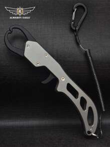 ALMIGHTY EAGLE 1pc ALMIGHTY EAGLE One Set Of Fish Lip Clip + Fishing Pliers Set, Bait Fishing Pliers, Multifunctional Design, Can Effectively Control Bait Fish, Line Cutting And Fish Control Tools, Bait/Ice Fishing/Sea Fishing Supplies
