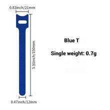 20pcs Color Multi Functional Hook And Loop Cable, Earphone Cable, Charging Data Cable, Storage Collection Cable, Ethernet Cable Binding Cable, Gardening Organizing Cable Tie