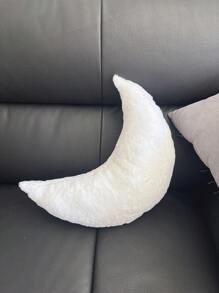 1 PIEZA Almohada con diseño de luna, estrellas y nubes, almohada para niños, superficie delicada y suave, almohada decorativa para el piso, cojín para la cintura, decoración perfecta para el hogar