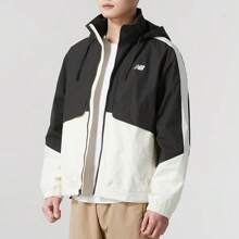 New Balance NB Unisex Jacket 2025 Spring New Color Contrast Sports Casual Hooded Jacket Windbreaker AMJ51323CIO