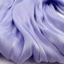1 Pieza de tela de Hanfu (indumentaria tradicional china) de crespón semitransparente - Suave, fluida y con caída. Apropiada para vestidos, batas, proyectos de ropa DIY. Longitud: 50/100/300/500 cm, Ancho: 150 cm - Morado - Ver 15