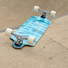 Twin Tip Longboards, Complete Skateboard- Multiple Styles - Blue - View 6