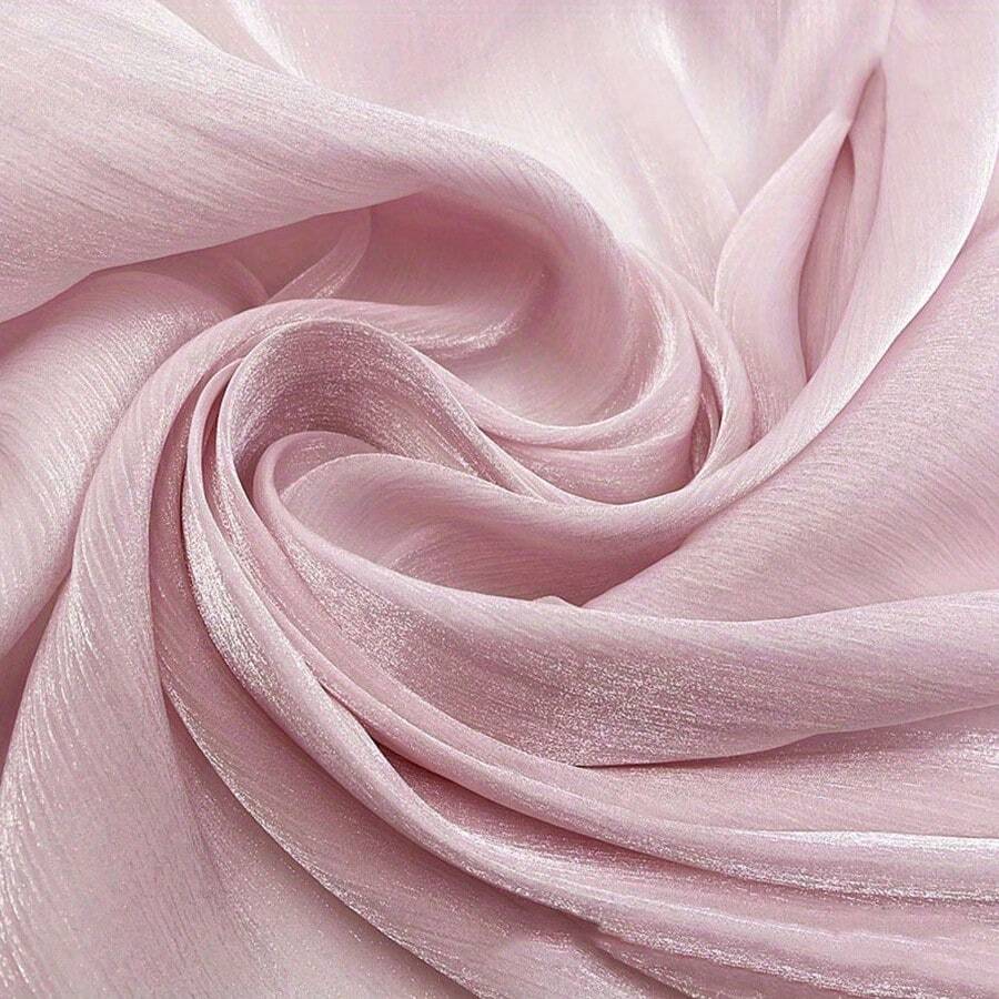 1 Pieza de tela de Hanfu (indumentaria tradicional china) de crespón semitransparente - Suave, fluida y con caída. Apropiada para vestidos, batas, proyectos de ropa DIY. Longitud: 50/100/300/500 cm, Ancho: 150 cm - Morado - Ver 1