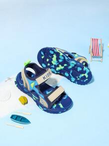 Kids Shoes, Kids Sandals, Kids Sports Sandals, New Summer Model Slip-On Sandals, Boys Shoes, Lightweight Comfortable Beach Shoes - Blue - View 7