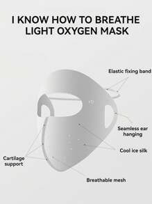 1pc Outdoor Sports Cycling Breathable Full Face Mask, Fashion Design - Multicolor - View 7