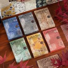 60sheets Retro Artistic Style Handbook Decoration Material Scrapbook DIY Photo Album Material Paper Pack For Planner Journaling, Junk Journal, DIY Crafts Back To School