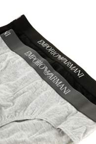 Emporio Armani ✅ Pack de 2 slips clásicos de algodón para hombre: Diseño cómodo y ajuste medio, con logo de la marca en contraste y bolsillo interior forrado. Ideales para el día a día. Entrega rápida en 24/48h (Península).