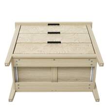 Sideboard With Gold Accents, Double Door Design, Flexible Storage Space For Your Home