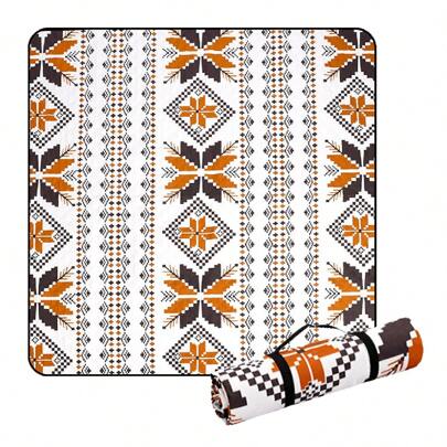 Heikoeco® Waterdichte XXL Picknickdeken 200x200cm - Extra Grote Geïsoleerde Buitenmat, Draagbare & Machinewasbare Kampeeraccessoires Voor Strand, Park, Familiereünies En Vriendenbijeenkomsten