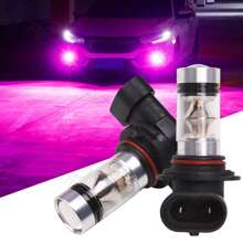 Pink Purple 9006 HB4 LED Fog Light Bulbs For Dodge RAM 1500 2500 3500 2013-2018 - 9005 - View 4