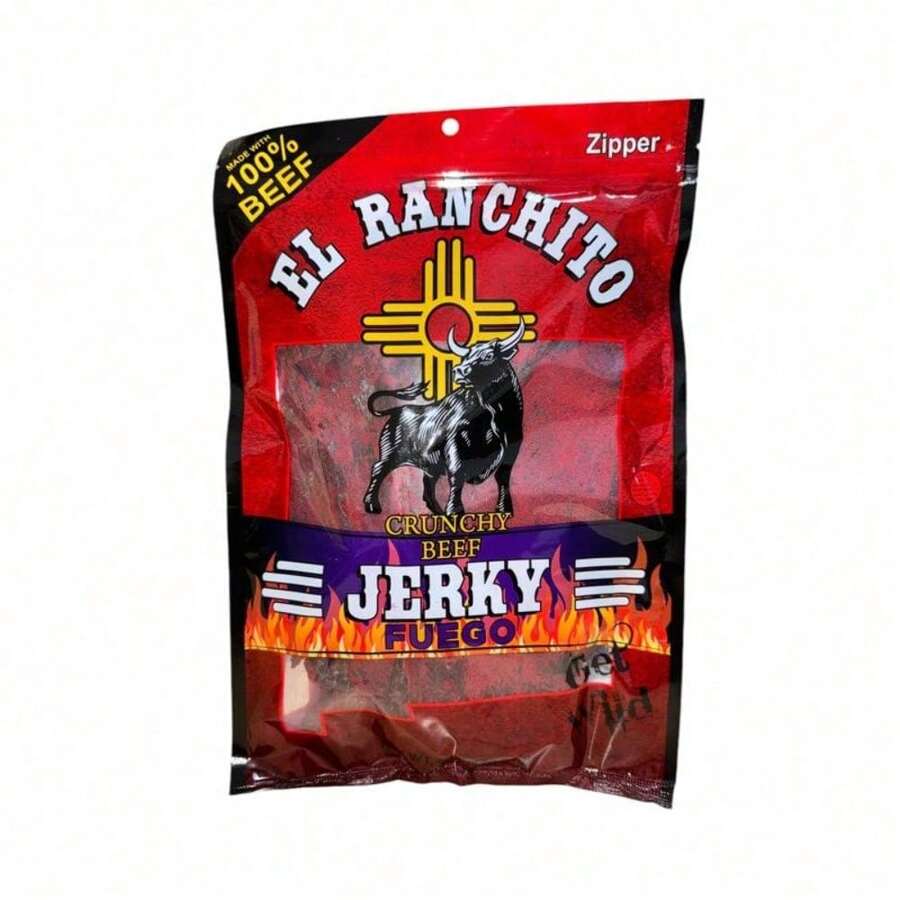 Fuego El Ranchito Crunchy Beef Jerky Peso neto 6 Onzas - Por defecto - Ver 1