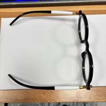 1 para okularów z okrągłą oprawką w dużym rozmiarze