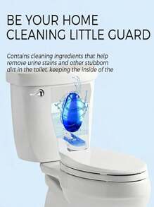 Jue-Fish 1 Packung Toiletten-Rose Reiniger, Badezimmer Zuhause Toiletten Fleckenentferner, Geruchsentferner, hinterlässt Duft, leistungsstarker Reinigungswirkstoff zum schnellen Auflösen verschiedener Toilettenverschmutzungen für eine erfischte und saubere Toilette