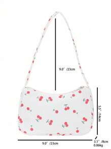 Fashionable New Candy Color Cloud Shaped Shoulder Bag, Cute Underarm Bag , Kawaii - White - View 7