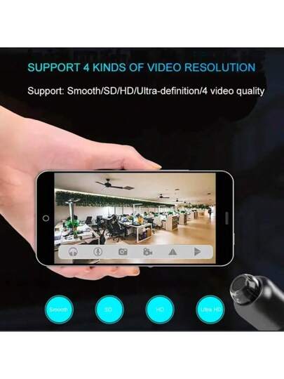 1pc/ 1080P Wireless WiFi Security Camera, Home Surveillance 2.4G Remote Monitoring Via Mobile Phone, Indoor Peephole Monitor view 11