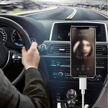 1 个 Lightning 转 3.5 毫米耳机音频转换器适配器兼容 14/13/12/11/XS/XR/X/8/7 和所有 Lightning 设备，适用于车载耳机延长线 Nan MFi 认证 - 白色 - 查看 5