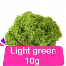 10/20/50/100/200/500g DIY Musgo artificial para decoración interior - Plantas verdes de poliéster realistas para bonsái, recipientes de vidrio y paisajes de escritorio, sin recipientes, perfecto para Halloween y decoración del hogar