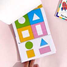 48pcs Interesting Paper Cutting Activity Book Suitable For Teenagers - Develop Scissor Skills, Exercise Hand Flexibility, Early Craft Learning, Kindergarten Paper Cutting Training, Paper Cutting Learning For Children Aged 3+, Cultivate Paper Cutting Interest, Handcraft Learning, Ideal For Mother's Day, Christmas, Back To School, Children's Birthday Gift
