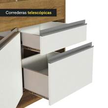 MADESA Baker's Racks - Brown and White - View 6