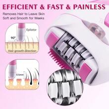 Hatteker Hatteker 1pc Women's Underarm Hair Removal Device Electric Epilator Lady'S Hair Remove Machine