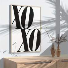 Tranh treo tường đơn sắc XO, in câu nói của người nổi tiếng, phong cách retro, poster hiện đại đen trắng, tranh treo tường, tranh in retro, poster in, nghệ thuật retro, tranh trang trí nhà cửa, thích hợp trang trí phòng khách, phòng ngủ, poster sáng tạo không khung. - Nhiều màu - Xem 12