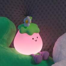 Eggplant Lamp, Adjustable Brightness Touch Control Night Light, Rechargeable Glare-Free LED Lamp, Dimmable Timed Night Light, Cute Gift